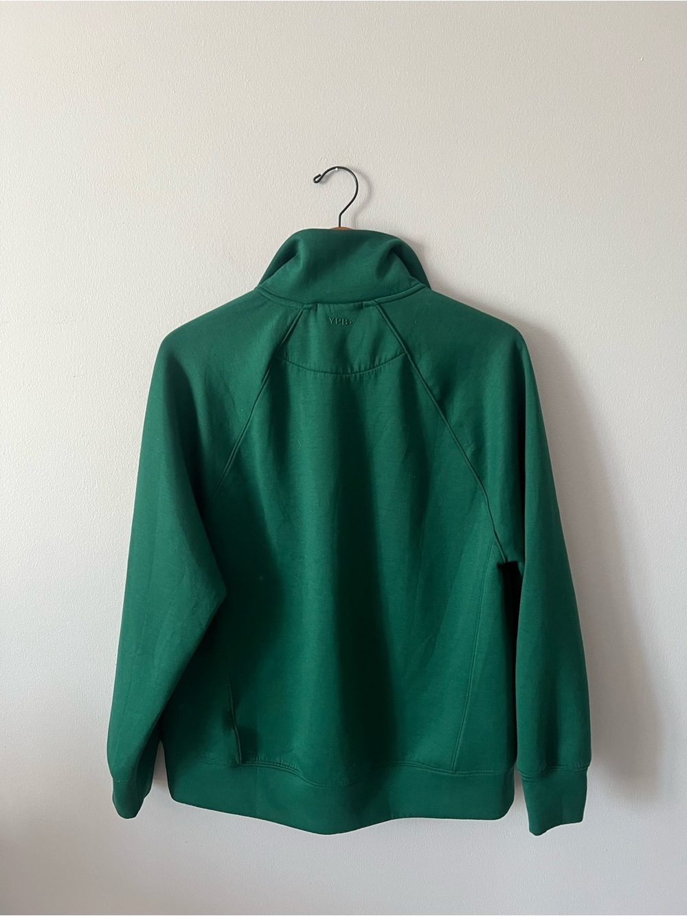 YPB Women’s Green Quarter-Zip Pullover Sweatshirt - Picture 6 of 7